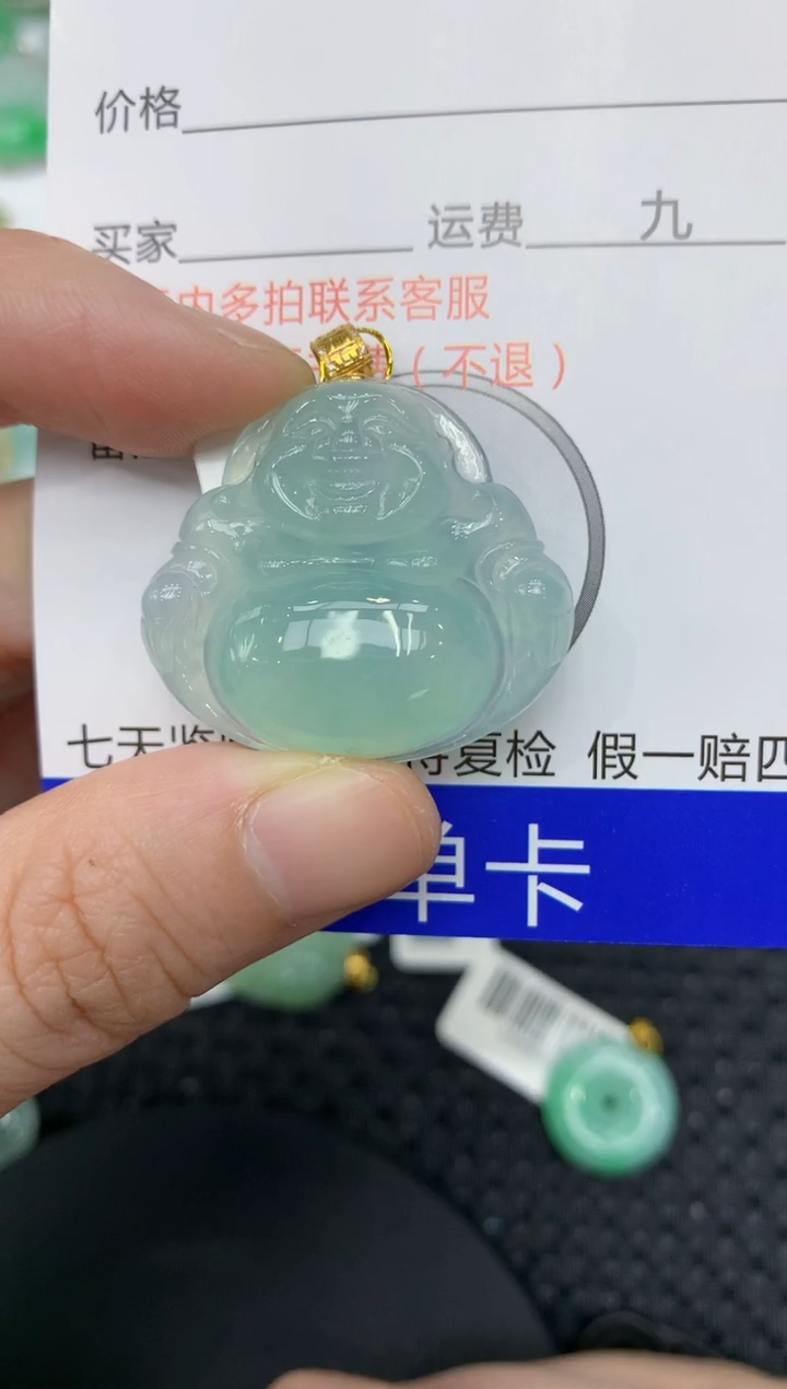 【闪购商品】翡翠颈饰18K金镶嵌11111111