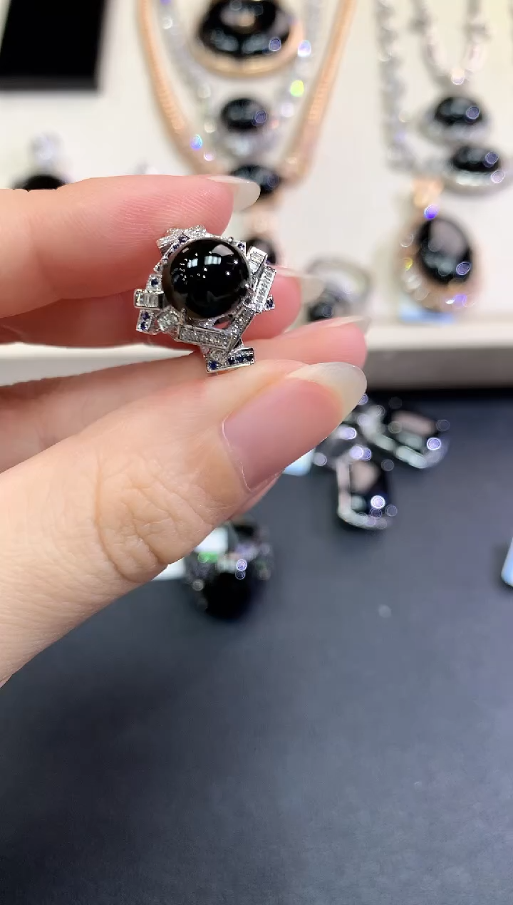 【闪购商品】翡翠戒指18K金镶嵌C94 不退换