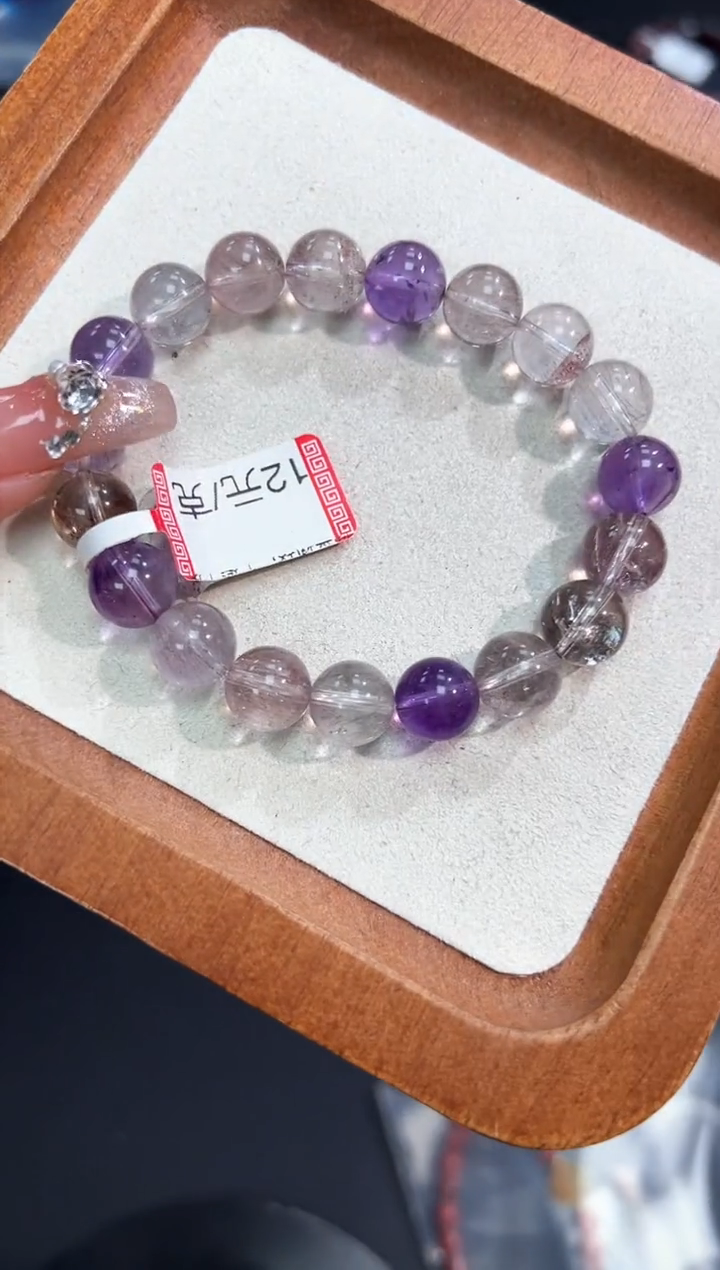 【闪购商品】水晶手串未镶嵌1e多样性发其一/1条默认微瑕