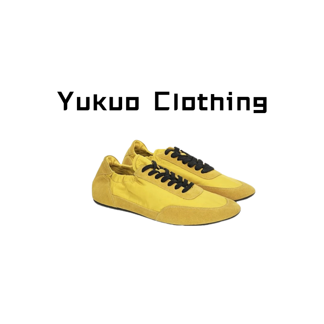 P麂皮休闲鞋绒面磨砂皮翻毛皮运动鞋薄底5002