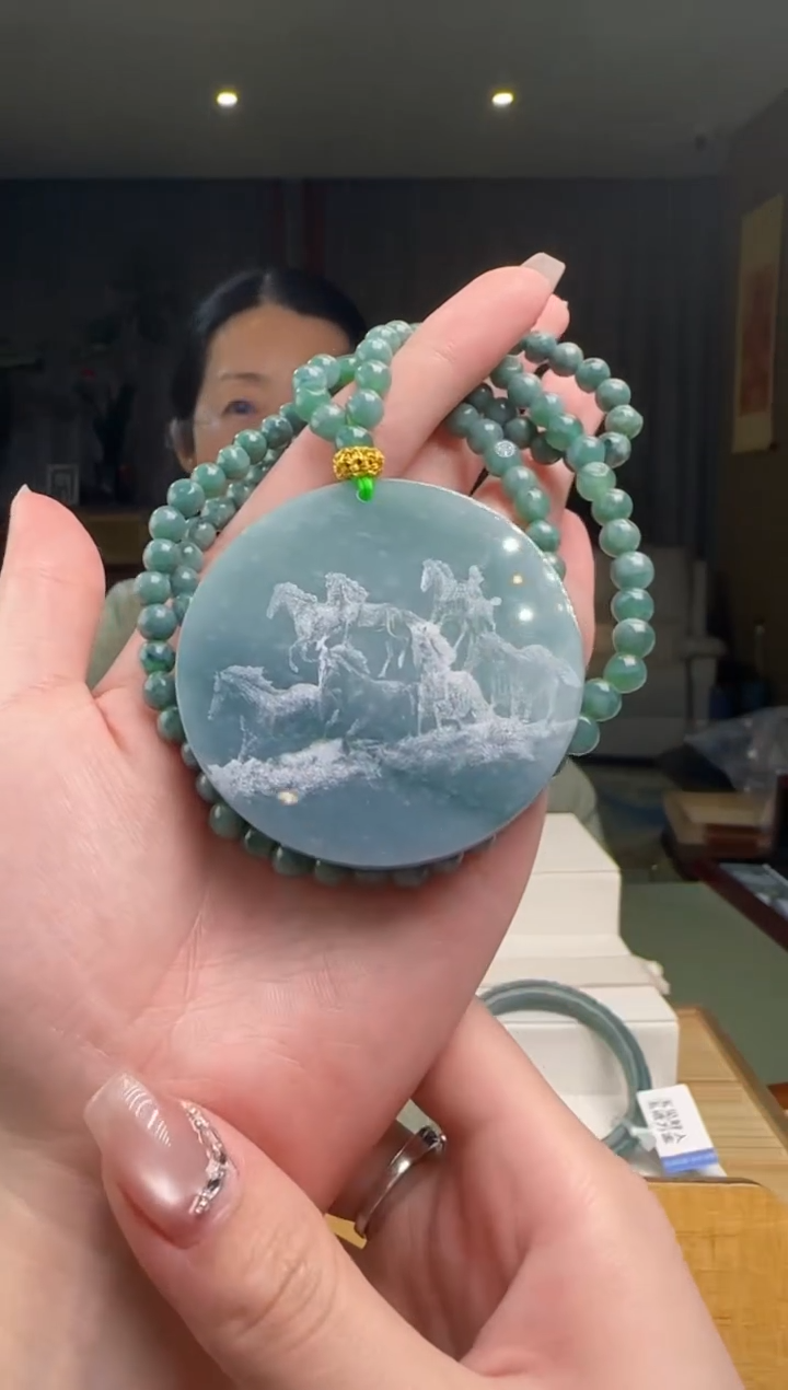 【闪购商品】翡翠吊坠(赠链)未镶嵌多样性发一CC@@WS1WX28975