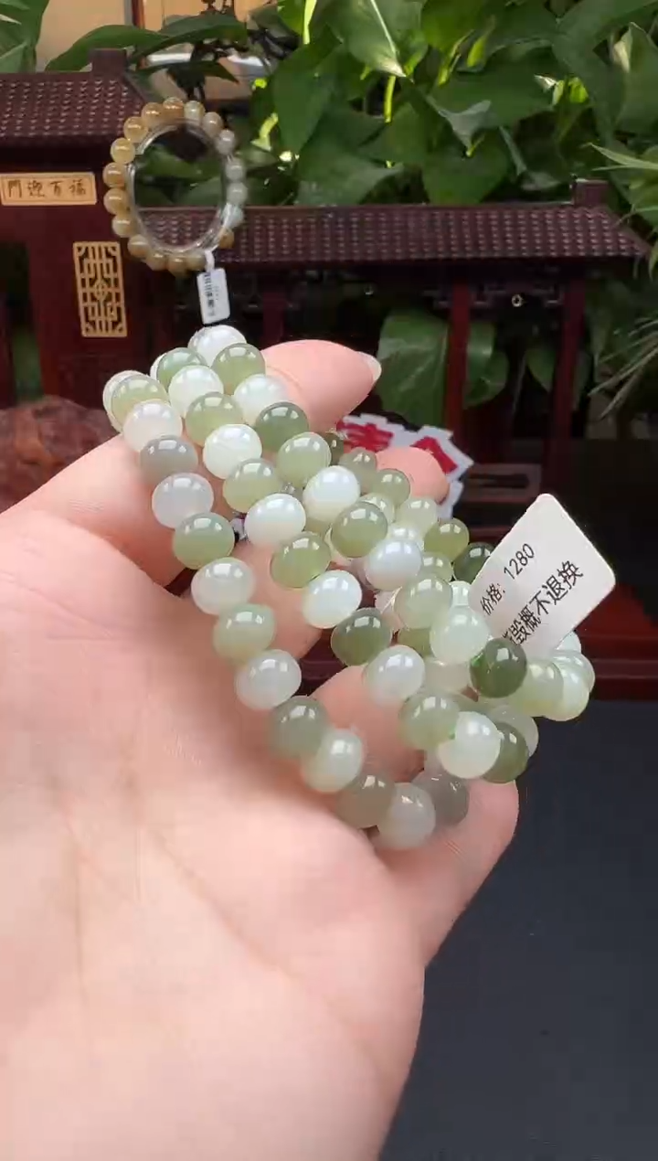 未镶嵌手串和田玉手串C022多样性发其一