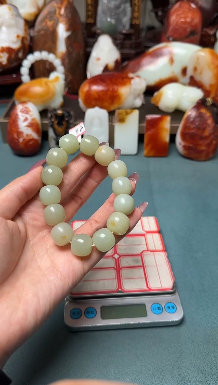 【闪购商品】和田玉手串未镶嵌111xjl16
