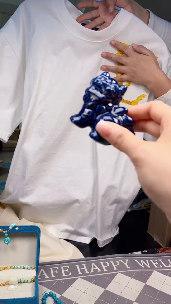 瓷片陶茶666文玩周边多人 大黄驴L