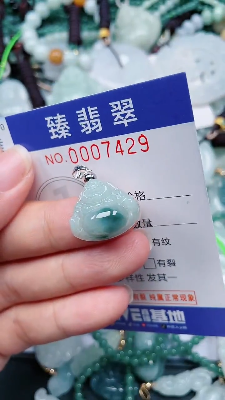 颈饰未镶嵌翡翠.0007429