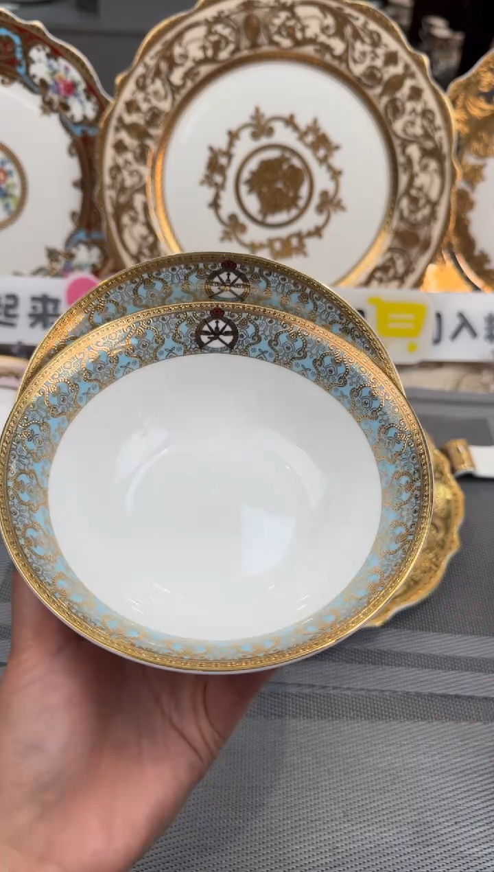 【闪购商品】瓷片6英寸水果碗 2个 福利价