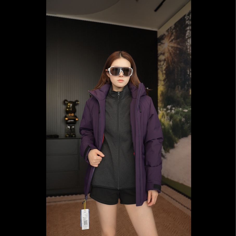 3M新雪丽云纤系列保温连帽棉服2878