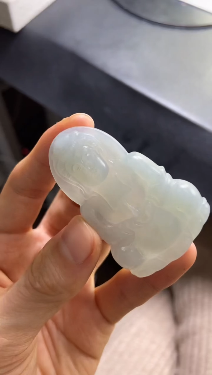 【闪购商品】定制翡翠未镶嵌观音