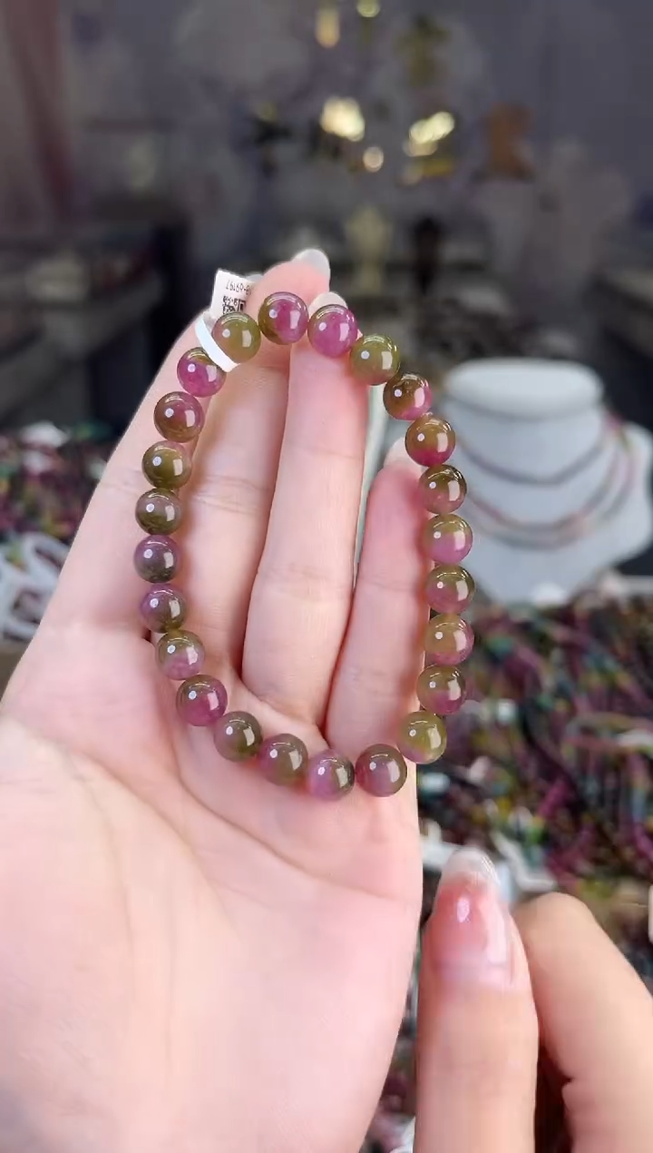 【闪购商品】/未镶嵌碧玺7mm+碧玺单圈多样性发货
