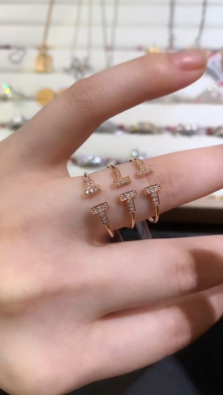 戒指18K金镶嵌钻石多样性发其一A61|1280