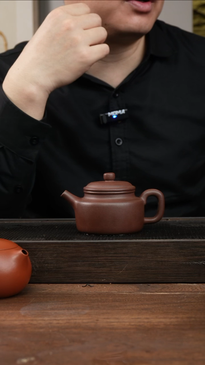 茶杯紫砂紫泥德钟     190CC  