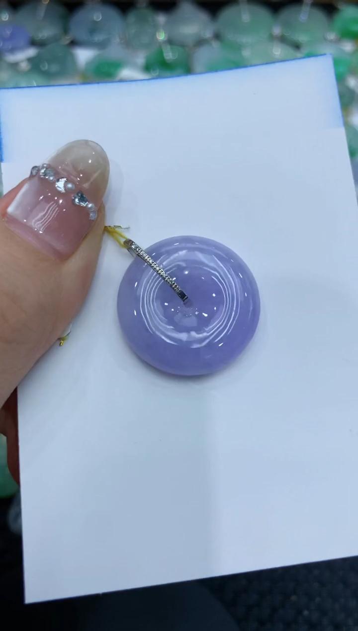 【闪购商品】翡翠颈饰18K金镶嵌222222222