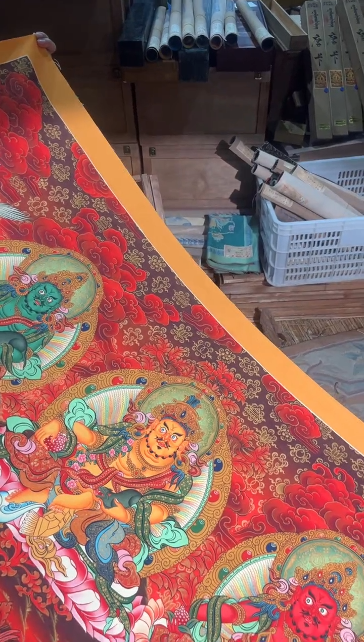 卷轴画东东唐卡tk16