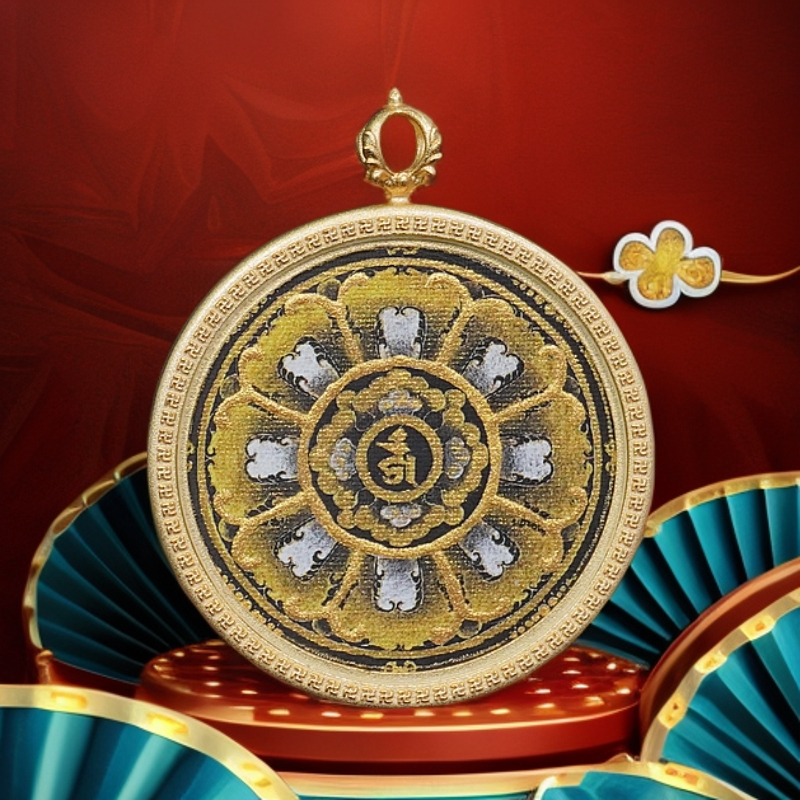 2025年新款唐卡金底《六字真言》正品唐卡