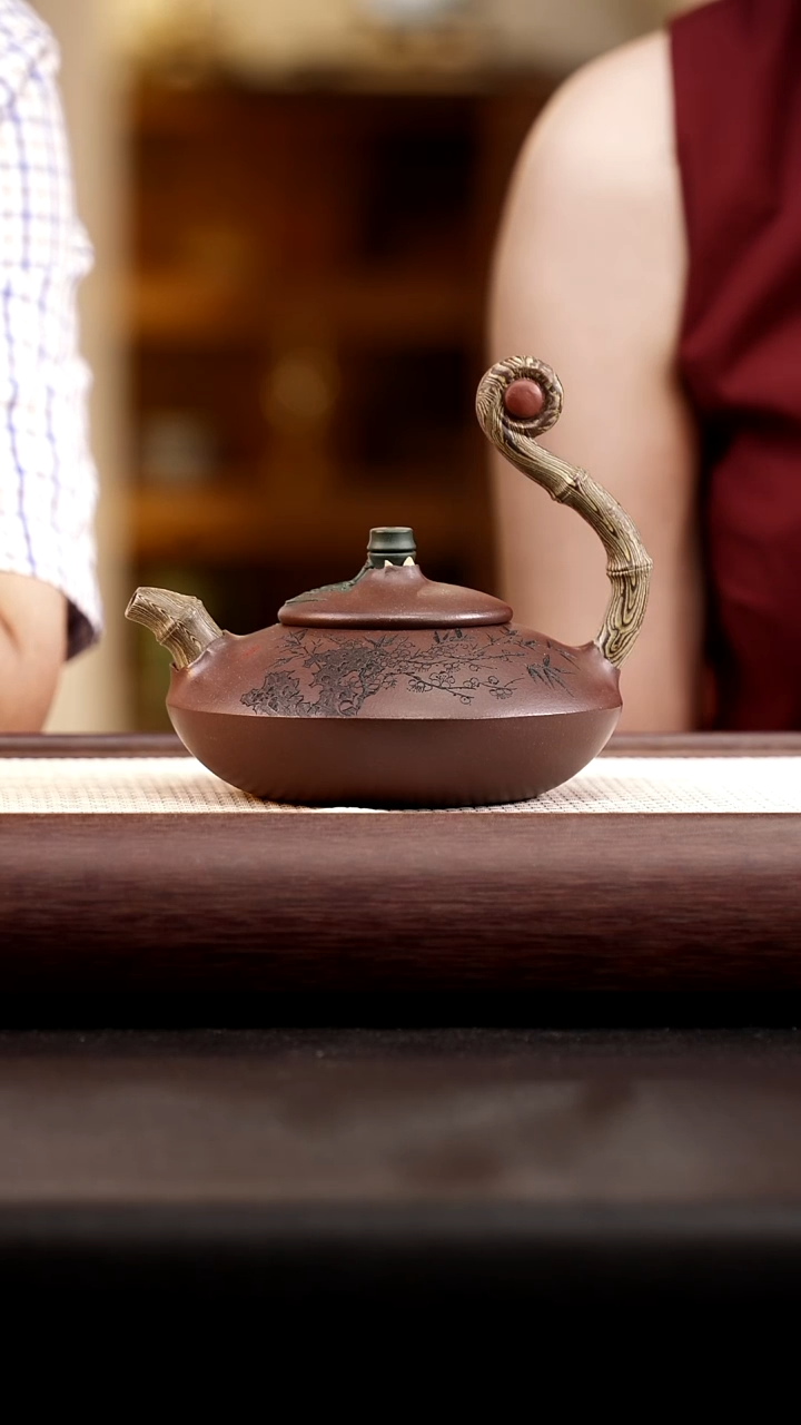 茶壶紫砂底槽清绞泥祝福