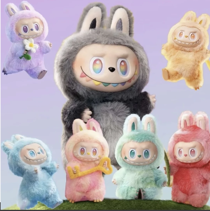 三代马卡龙可爱毛绒娃娃公仔潮玩手办可作礼物