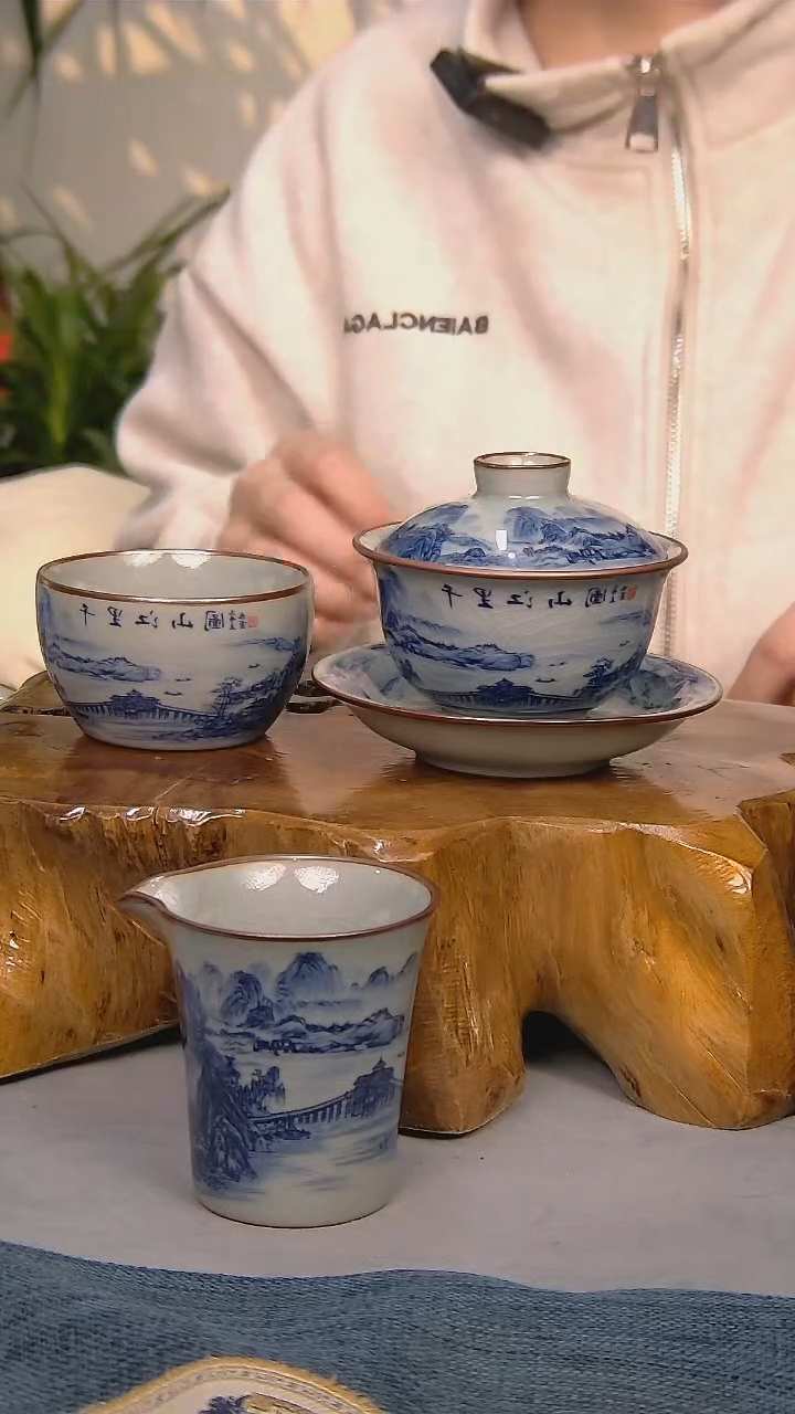 【闪购商品】简装家用款3件套 陶瓷家用茶具系列