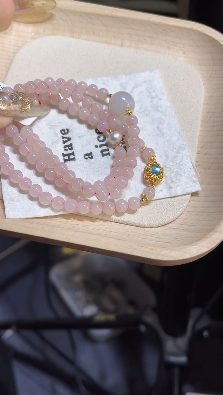 银S925镶嵌手链和田玉多样性发其一孤品默认微瑕