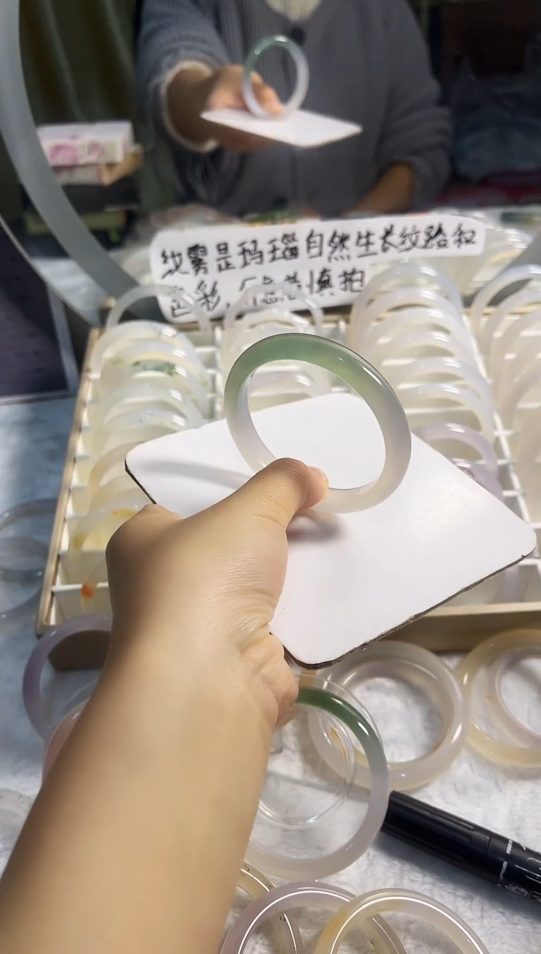 手镯玛瑙/玉髓未镶嵌花开