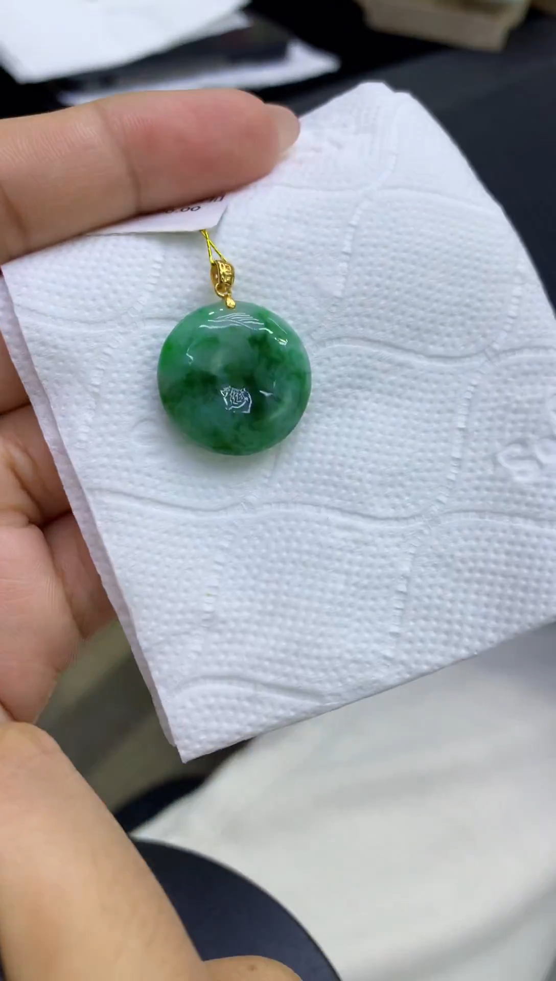 颈饰未镶嵌翡翠天然缅甸A货翡翠