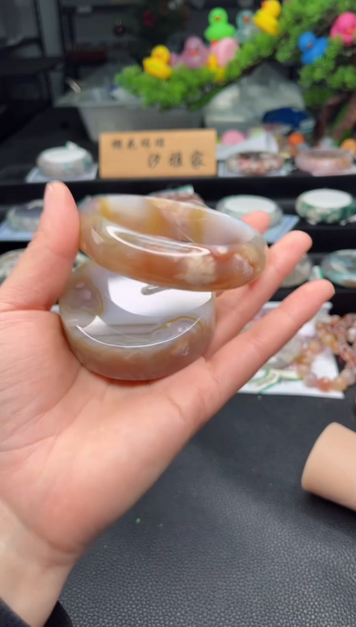 石英质玉未镶嵌手镯63圈口 （赠品镯心）636070