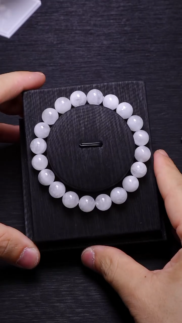 【闪购商品】水晶单圈未镶嵌Q019白幽灵单圈9mm