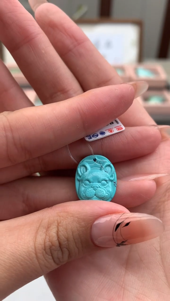 【闪购商品】绿松石未镶嵌瑕疵放漏G95