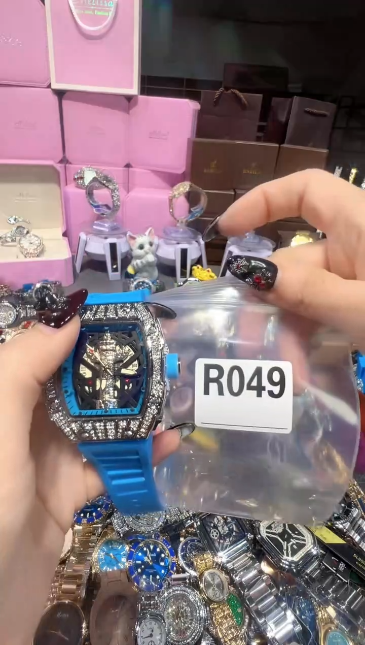 石英机芯不锈钢不锈钢直播定闪专用