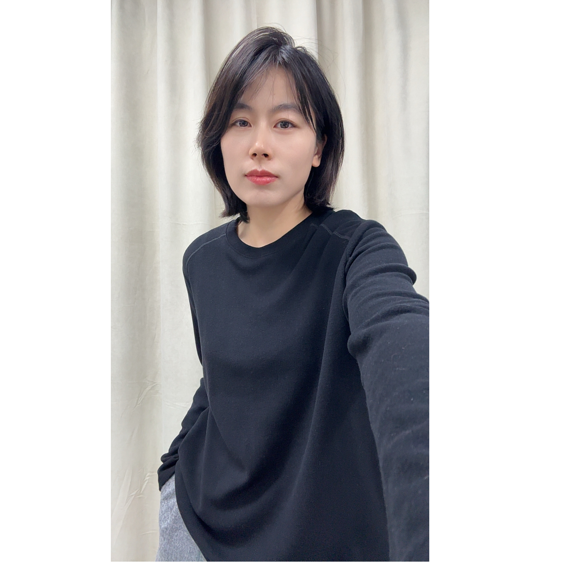 圆领纯色双面奥绒保暖宽松休闲遮肉显瘦时尚洋气基础百搭打底衫女