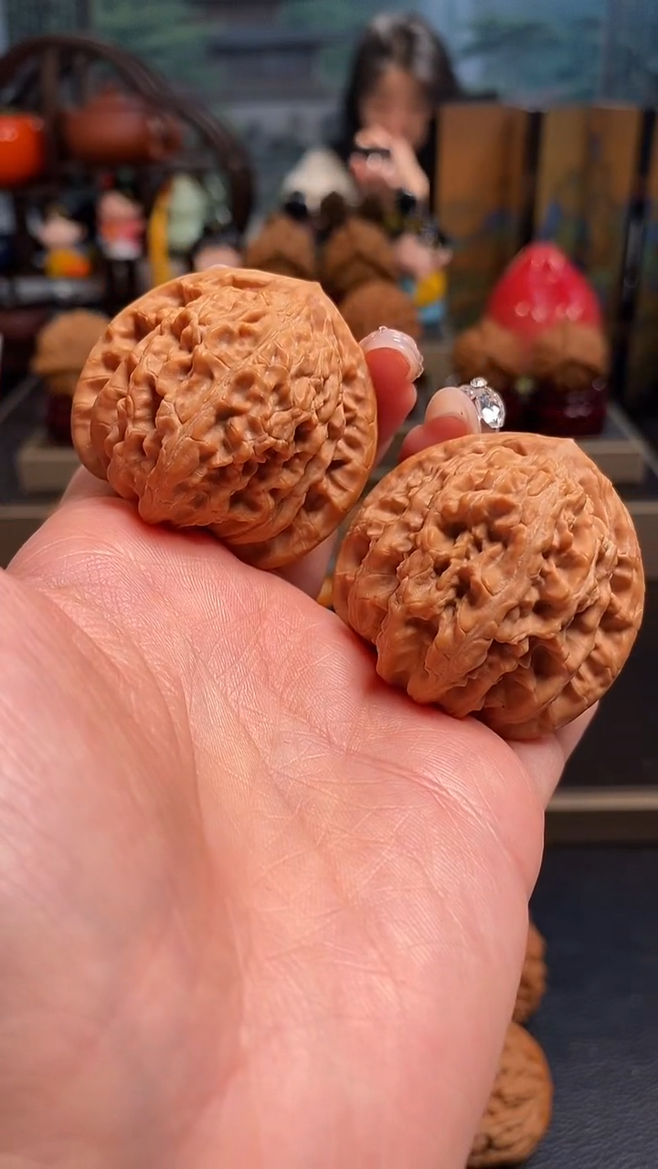 【闪购商品】文玩核桃吊坠K39霞云岭42