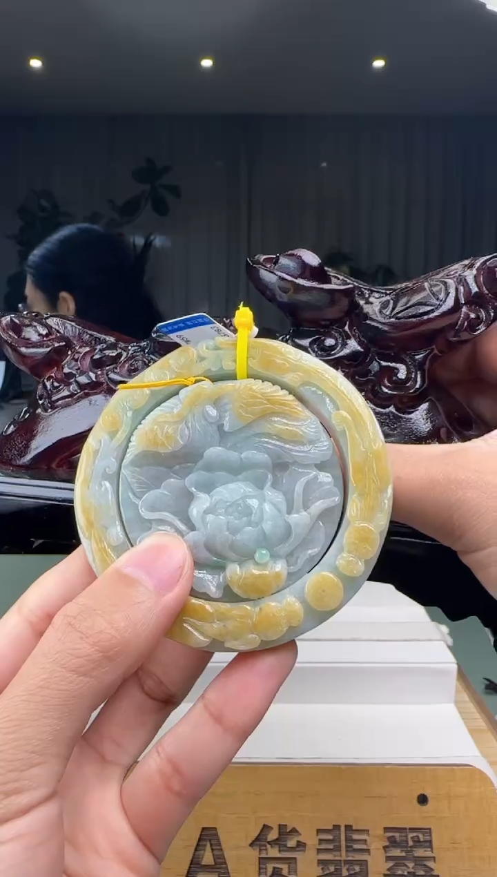 【闪购商品】翡翠手镯未镶嵌一套+底座XM@@960Q3J15783