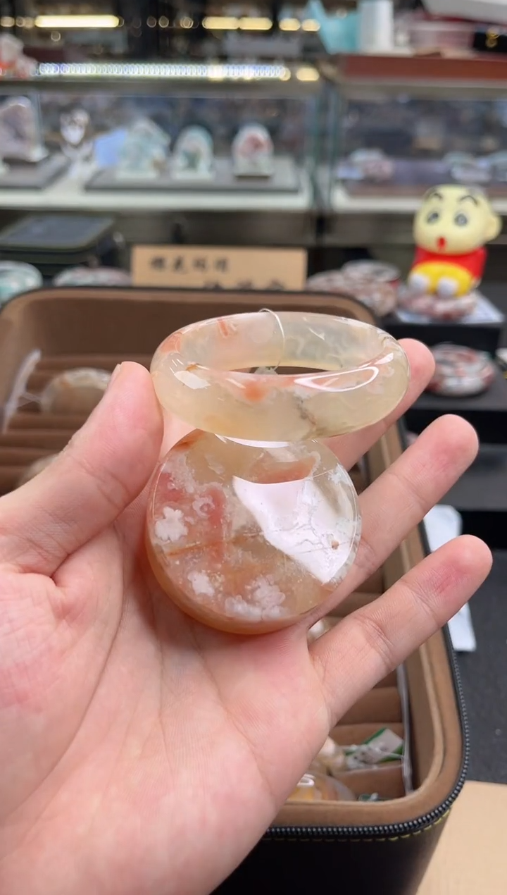 未镶嵌手镯石英质玉53圈口（赠品镯心）6658120