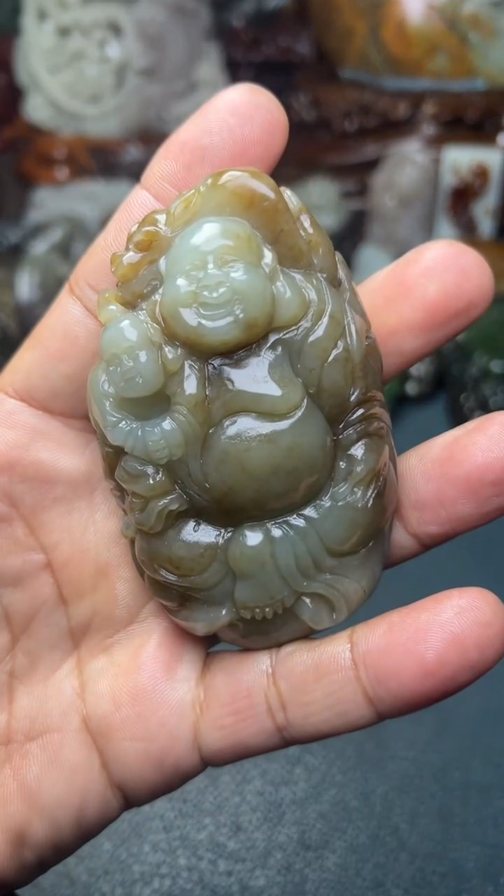 未镶嵌和田玉把件-