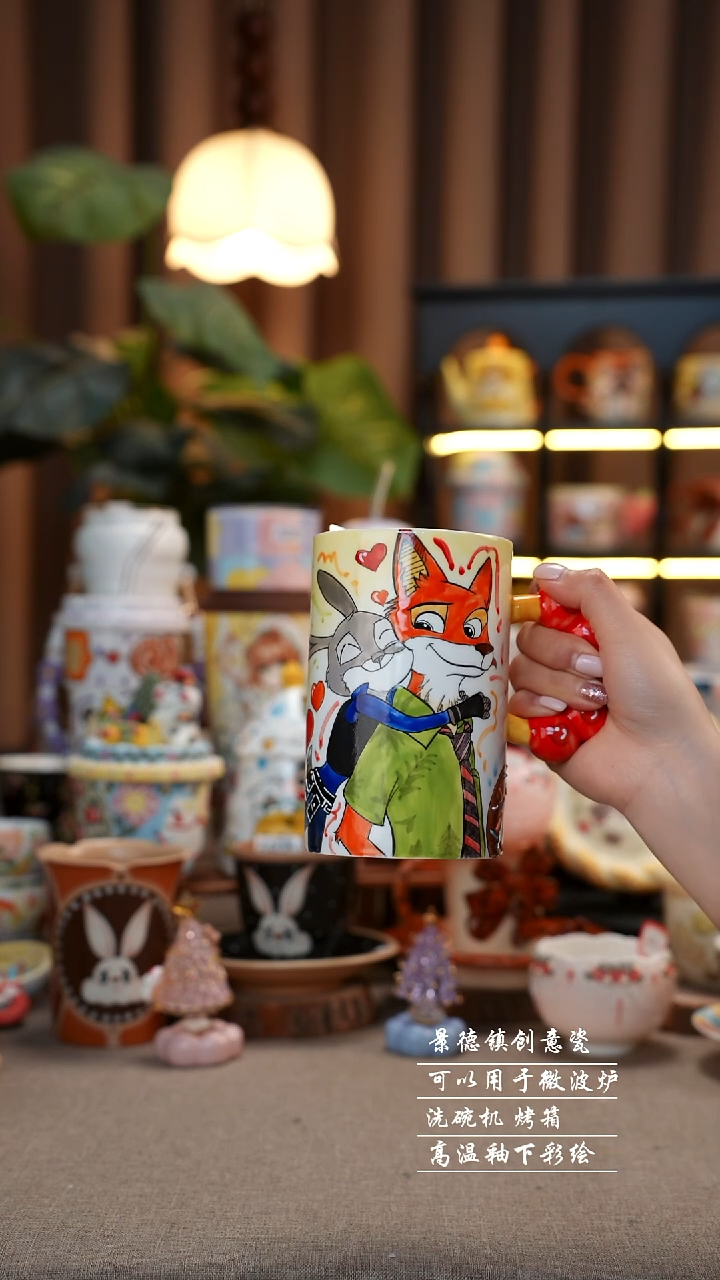 景德镇手工手绘陶瓷-323-设计师款