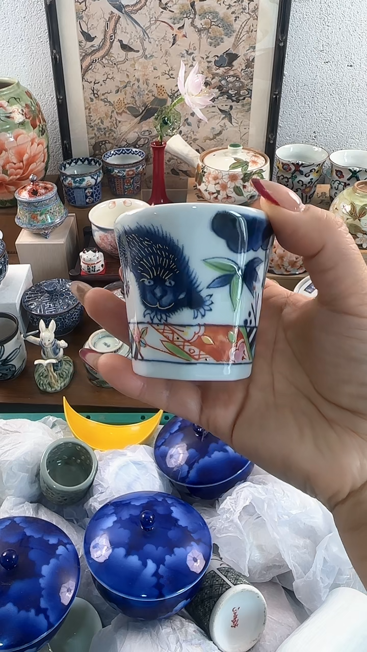 【闪购商品】茉莉甄选蓝凛堂狮子杯