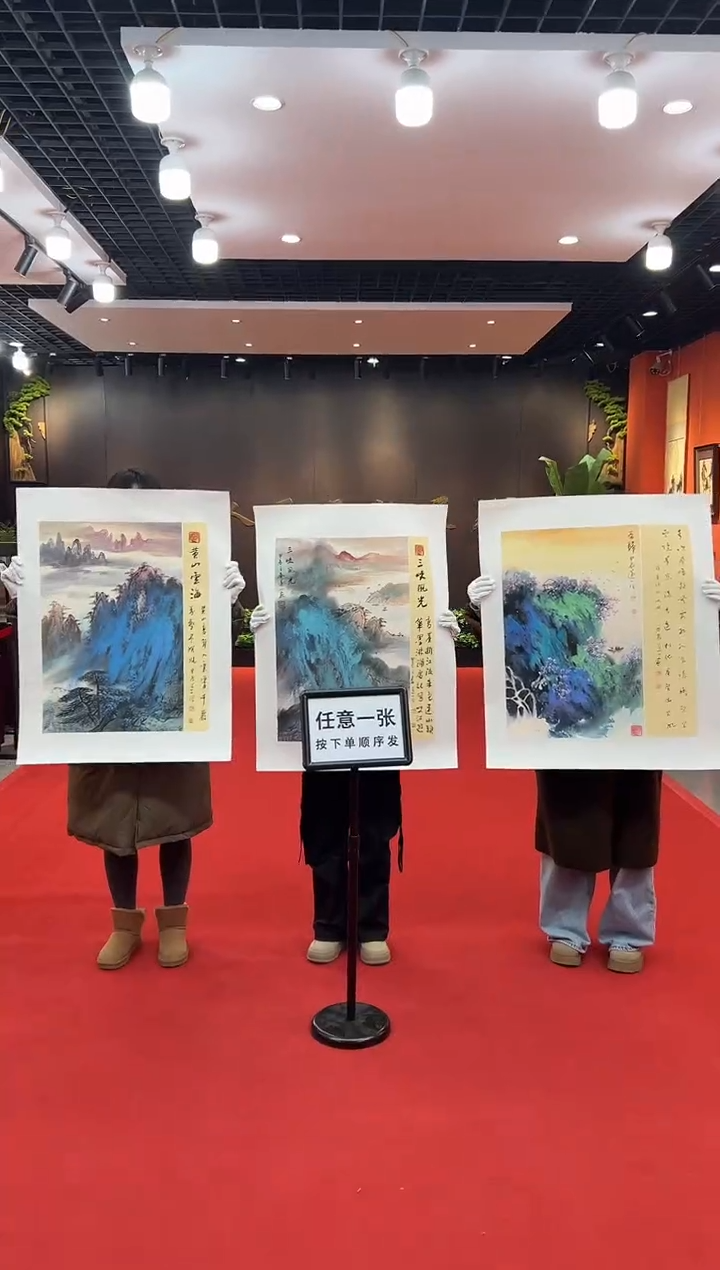 【闪购商品】国画道一老师亲笔绘画作品B16