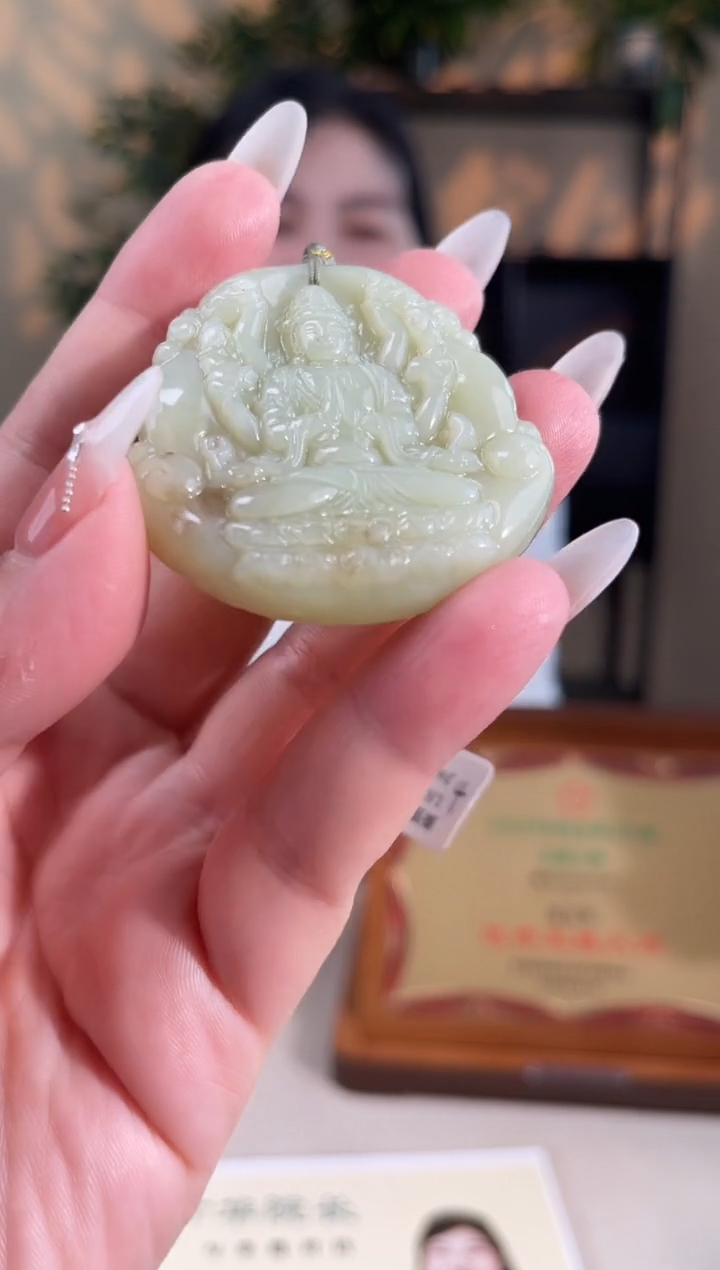 和田玉未镶嵌颈饰多样性拍一发一14012