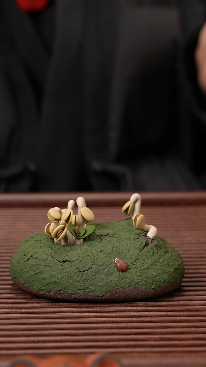 【闪购商品】紫砂茶宠紫砂小豆芽