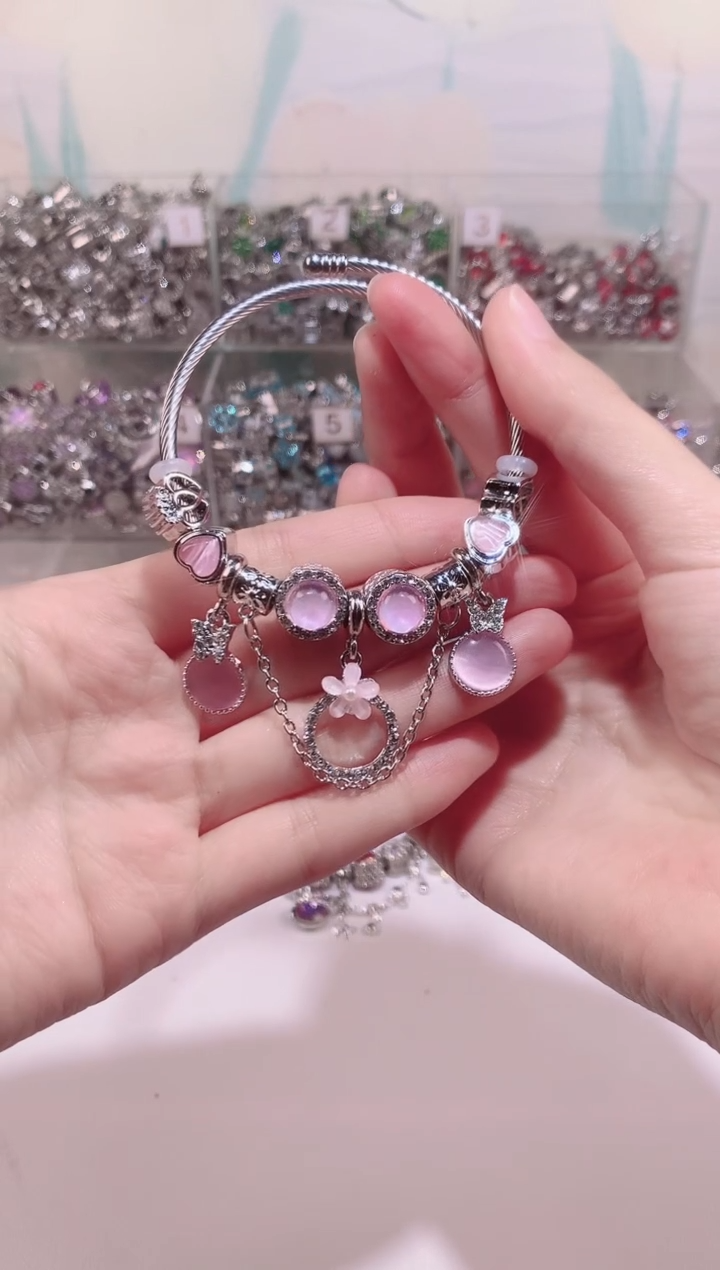 无铜合金粉色孤品成品，库存1~