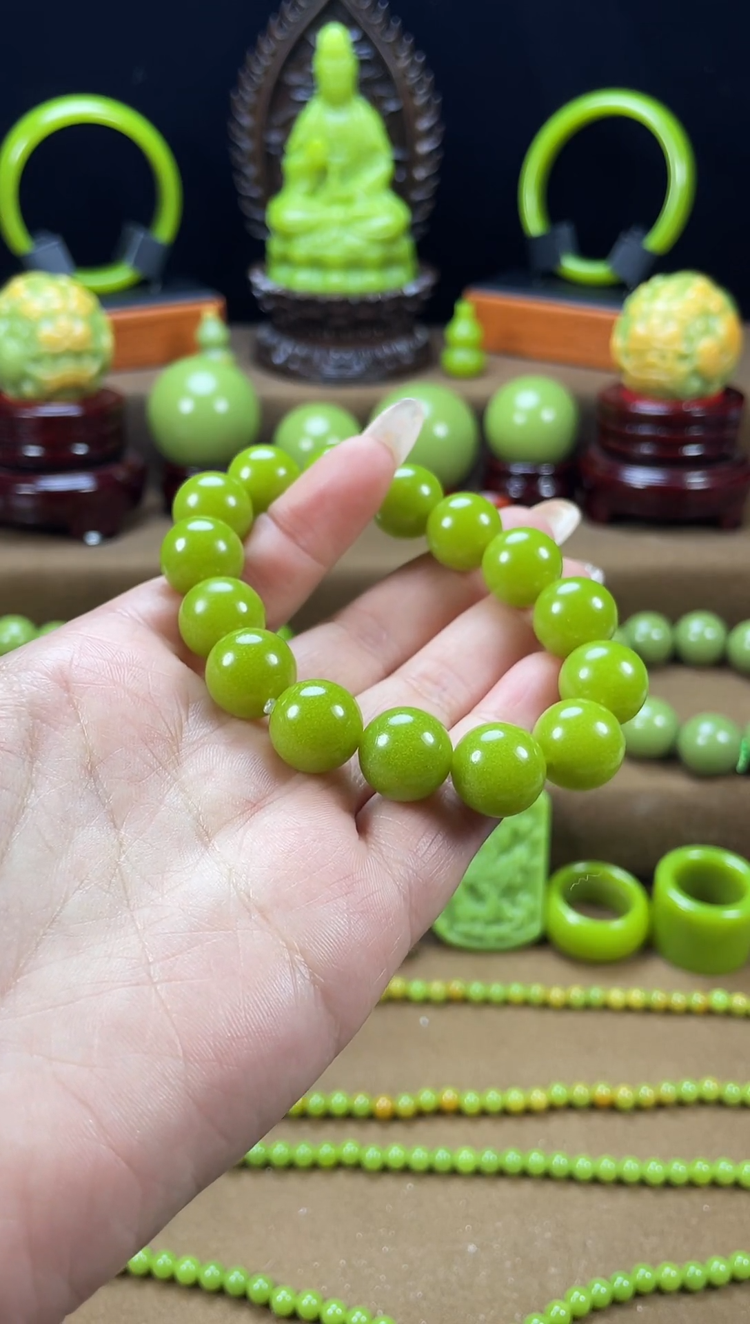 石材夜光1.4手串