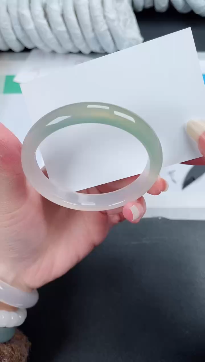 【闪购商品】石英质玉手镯未镶嵌342-58.5