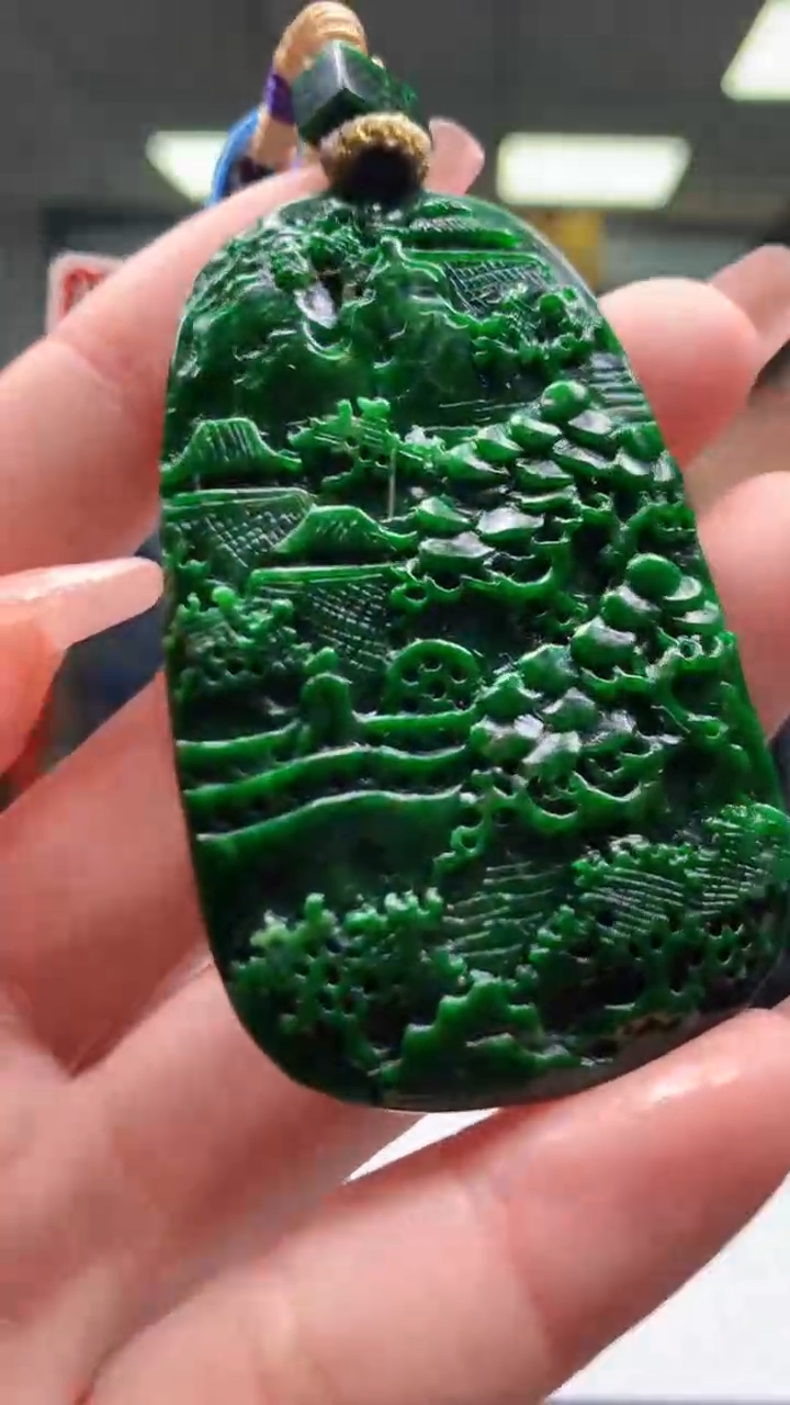 【闪购商品】定制翡翠未镶嵌1052ry-毛货翡翠赠珠链3