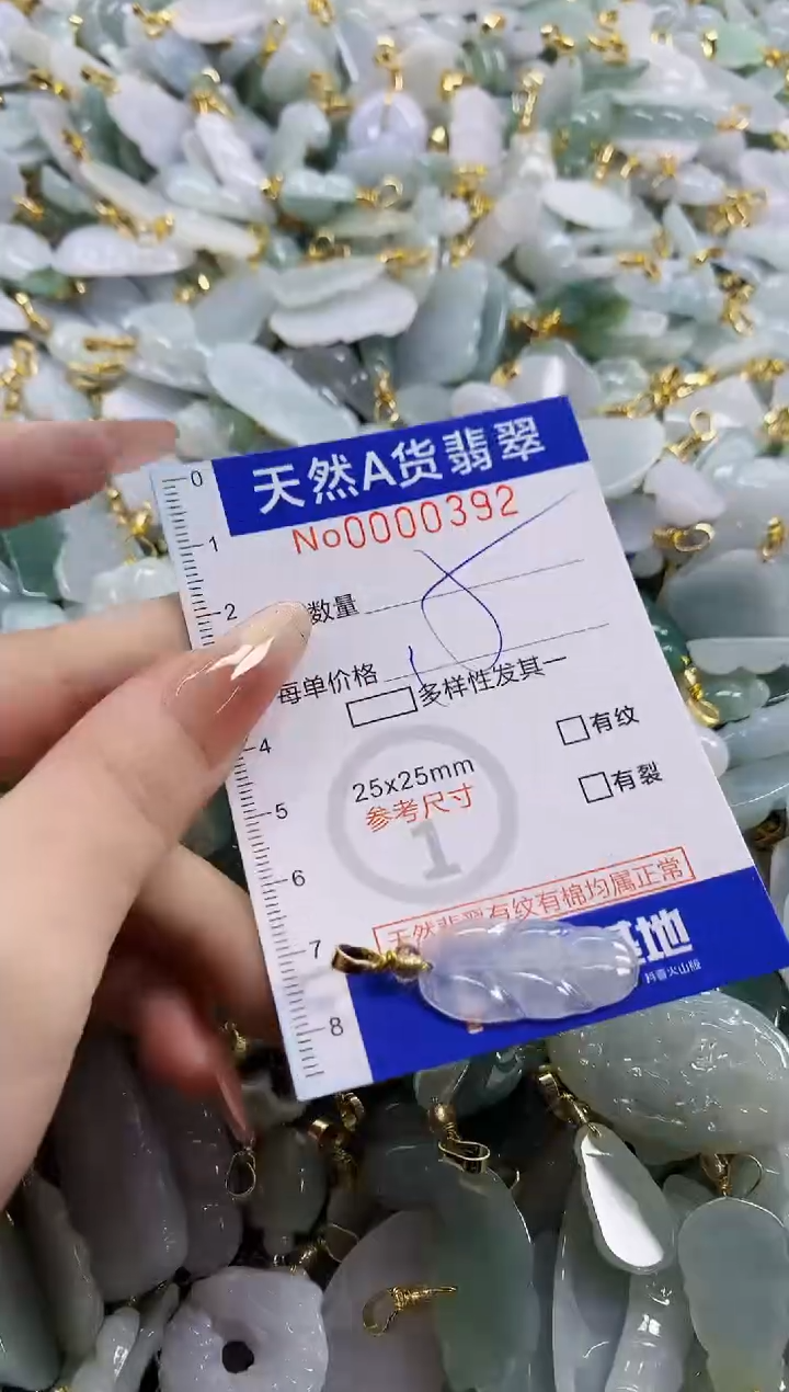 颈饰未镶嵌翡翠天然A货翡翠