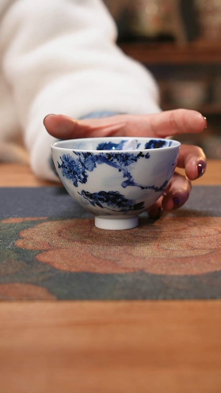 【闪购商品】康亭守艺有余系列：松翠鳜鱼肥定风波鸡心杯
