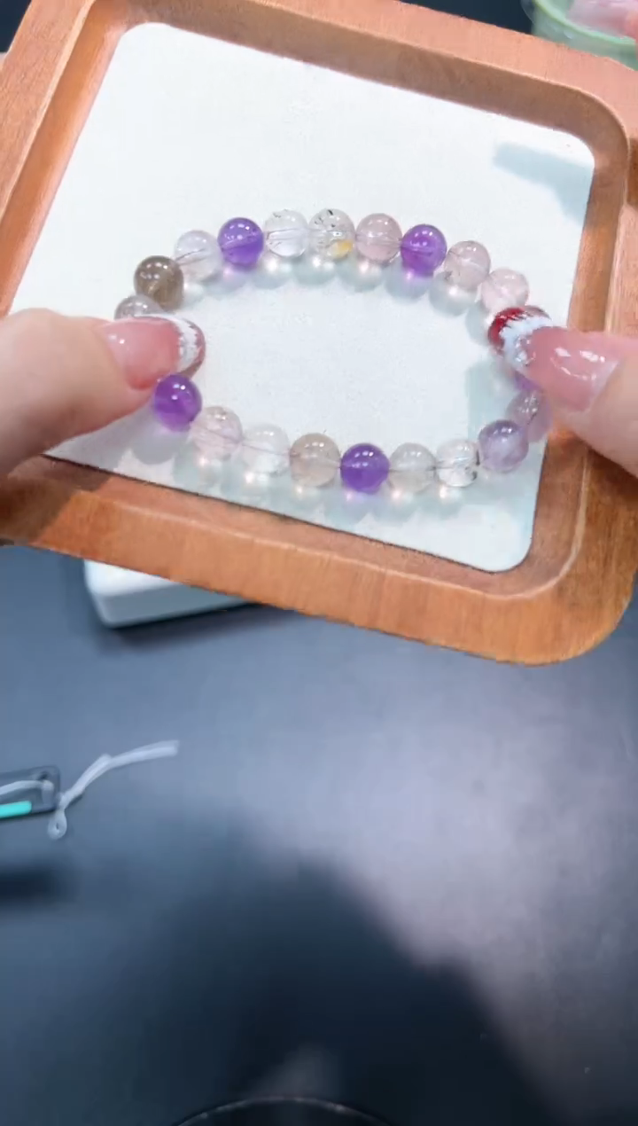 【闪购商品】水晶手串未镶嵌55n多样性发其一/1条默认微瑕