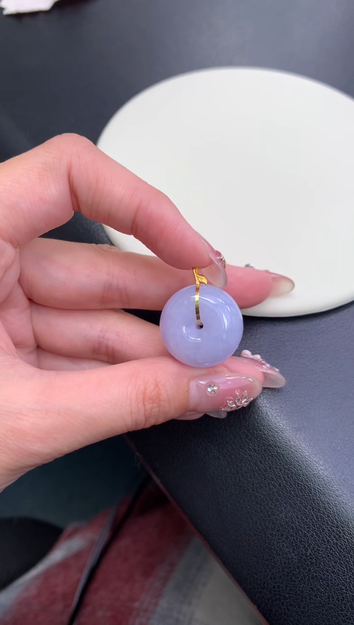 18K金镶嵌定制翡翠48小时鉴赏期 退货不扣服务费