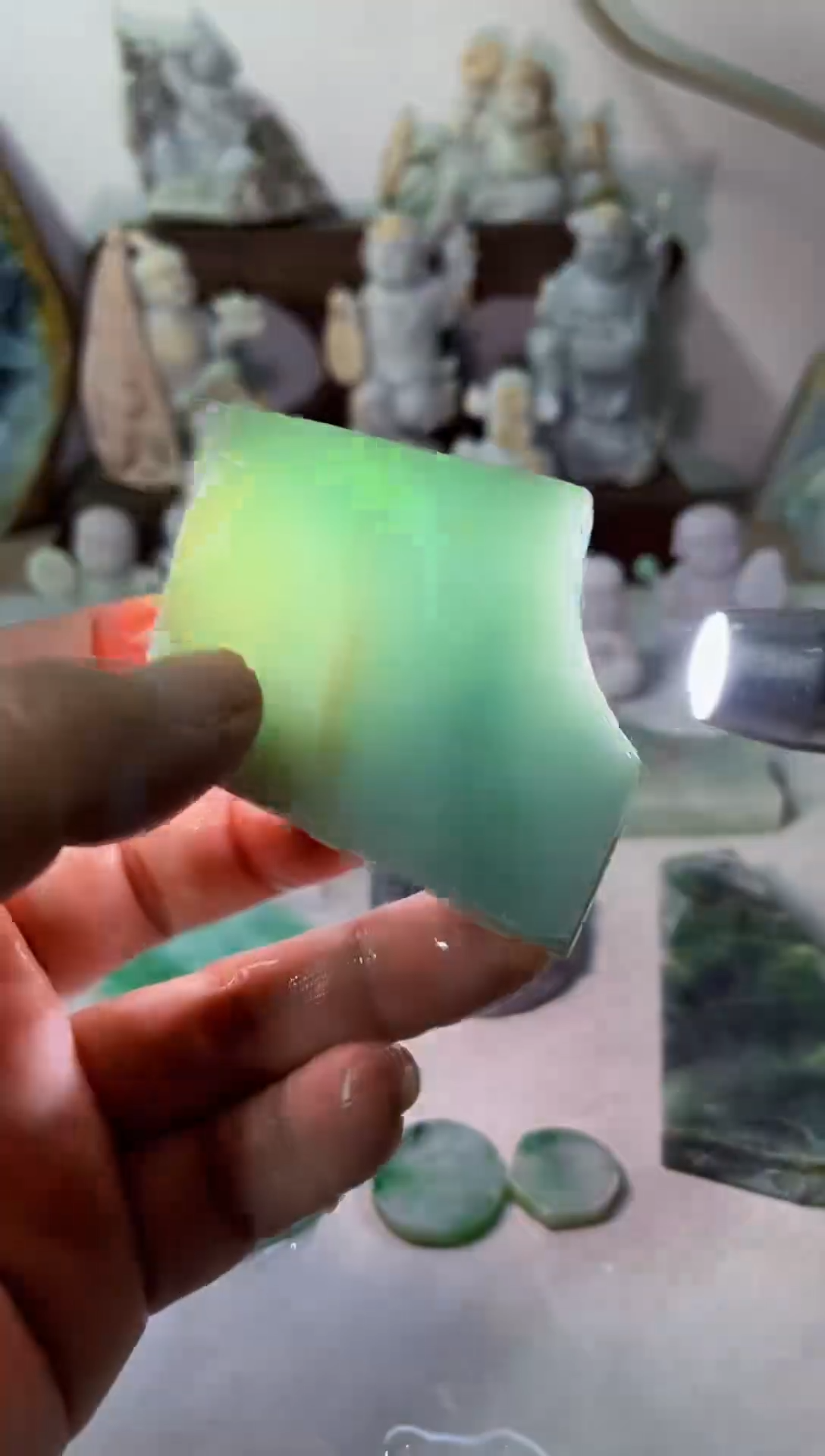 【闪购商品】翡翠吊坠(不含链)未镶嵌A1099