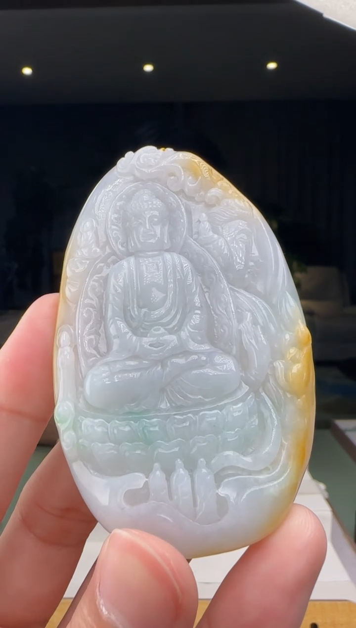 【闪购商品】翡翠吊坠(不含链)未镶嵌XM@@960Q3J14961
