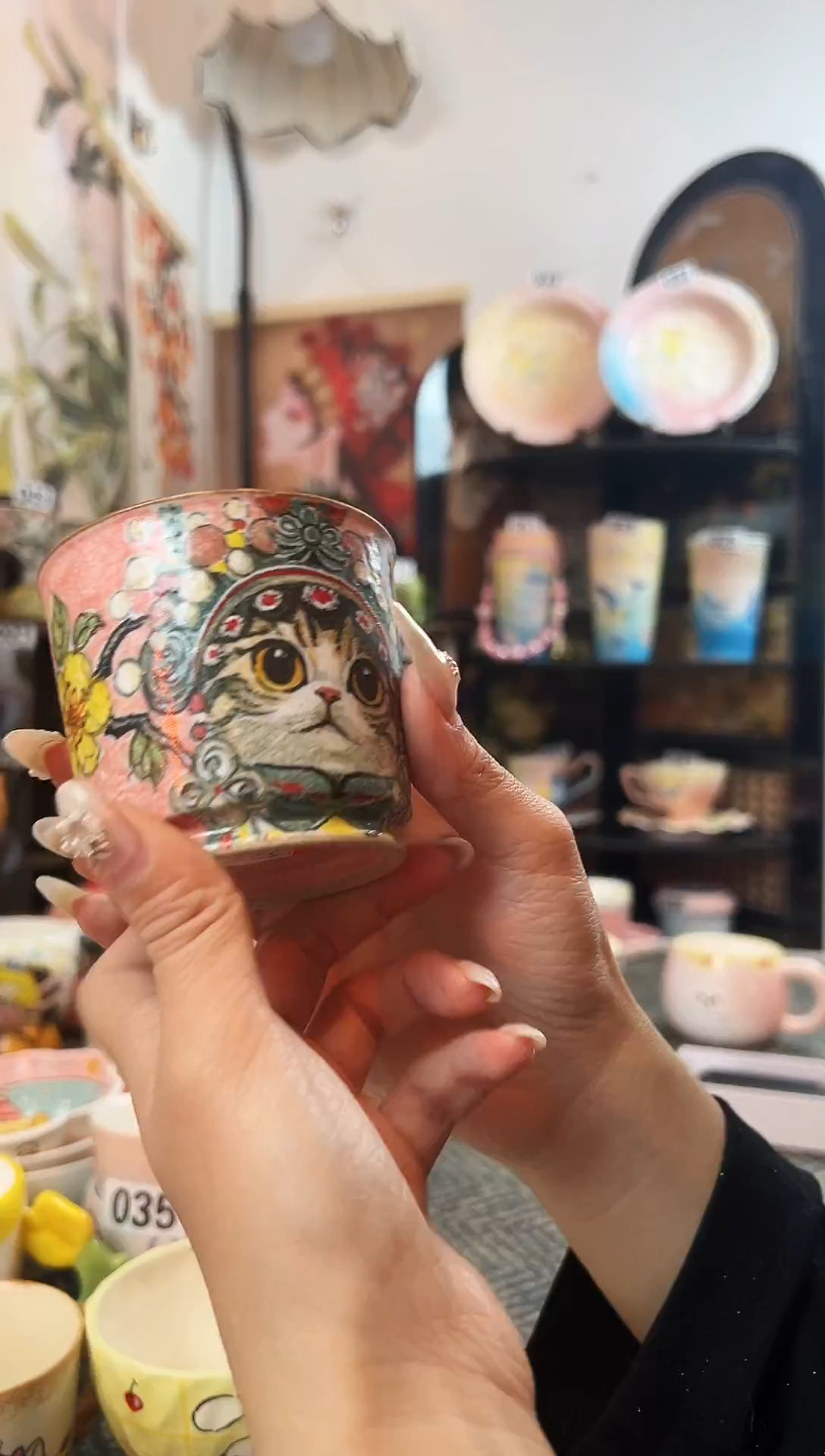 景德镇设计款手绘杯杯