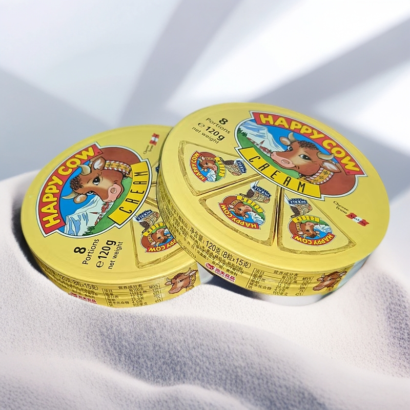 老吴专属【25.04.14到期】快乐牛奶油奶酪 干酪 120g*2盒